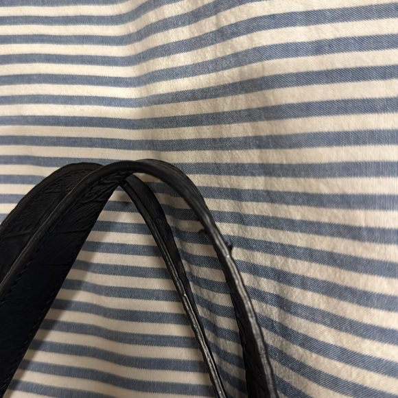 Cuyana Croc-Embossed Structured Tote - Size Small - Picture 12 of 16